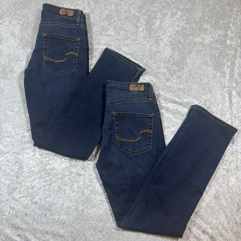 Levi Strauss Sz6 Modern Straight Womens 2 Pack 28x32